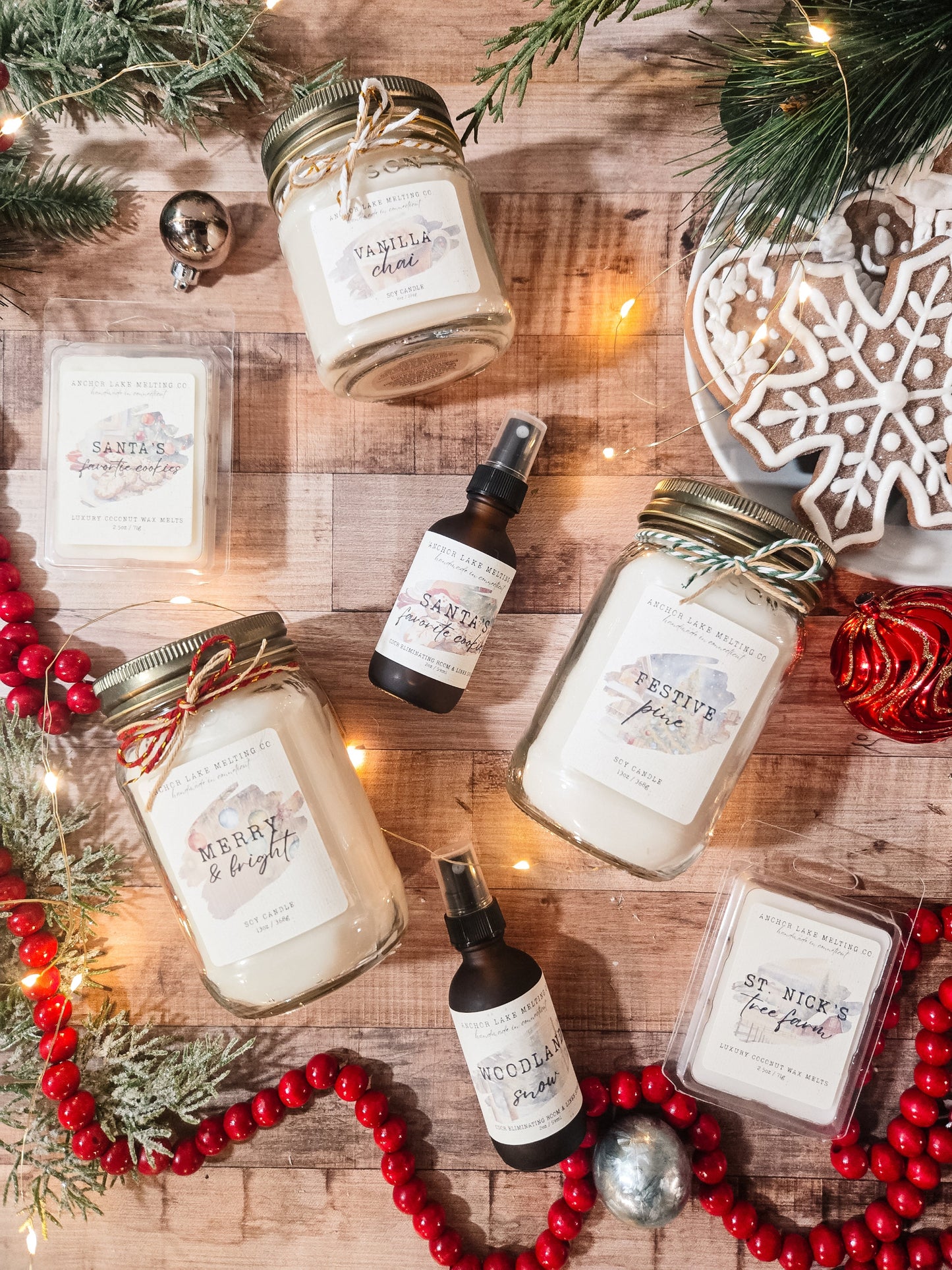 Christmas Holiday Wax Melts, Candles, Room Sprays