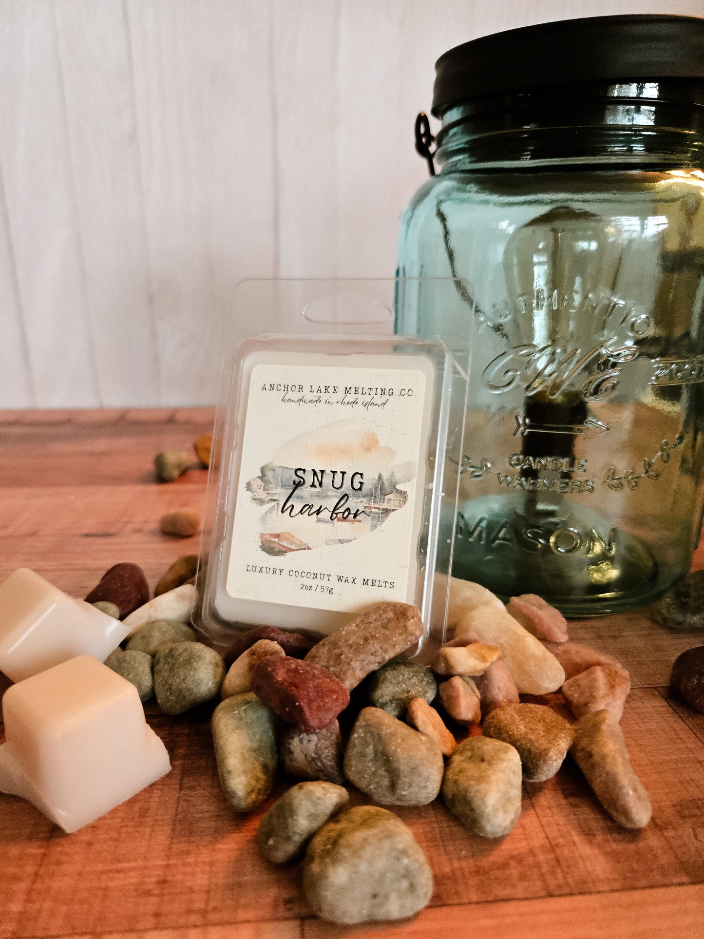 Snug Harbor | Sugared Pear & Cinnamon | Luxury Coconut Wax Melts - Non-Toxic, Long Lasting Home Fragrance