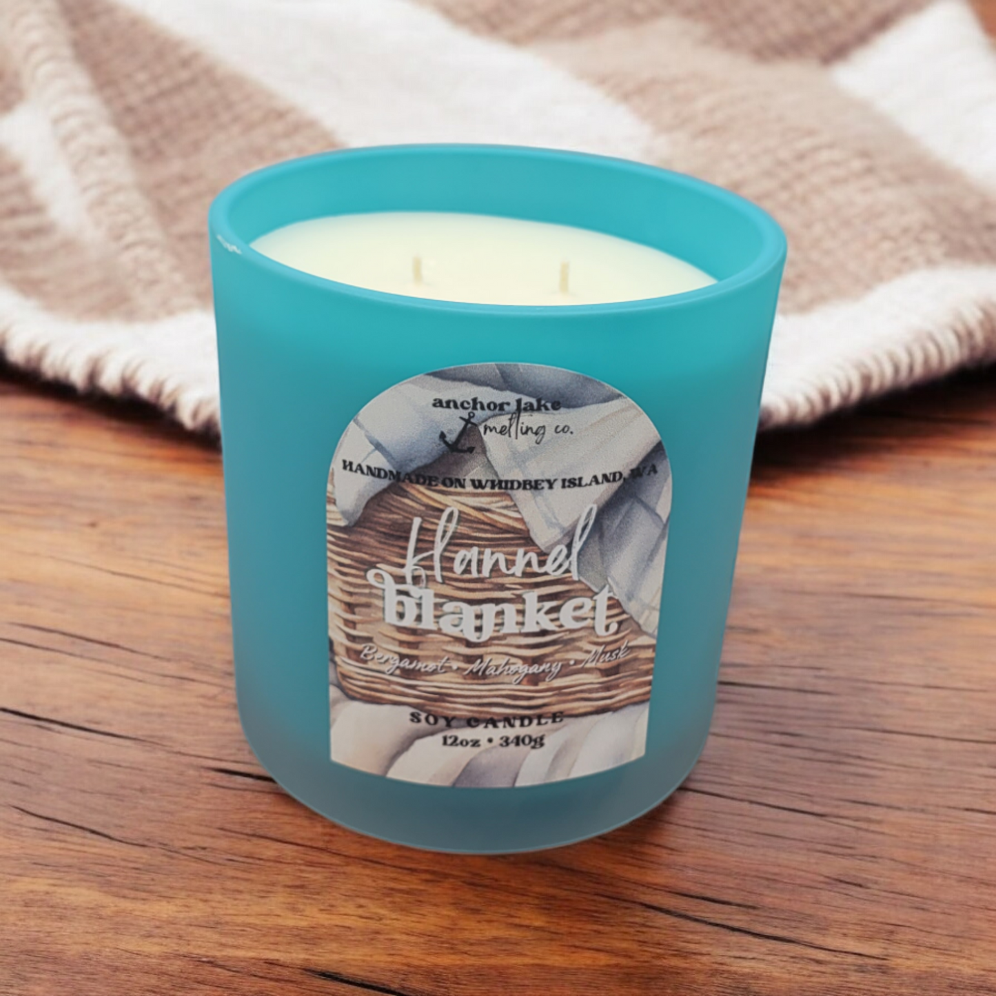 Flannel Blanket Candle