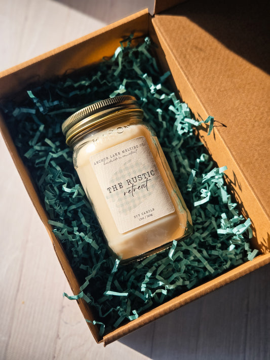 The Rustic Retreat Monthly Candle Subscription Box