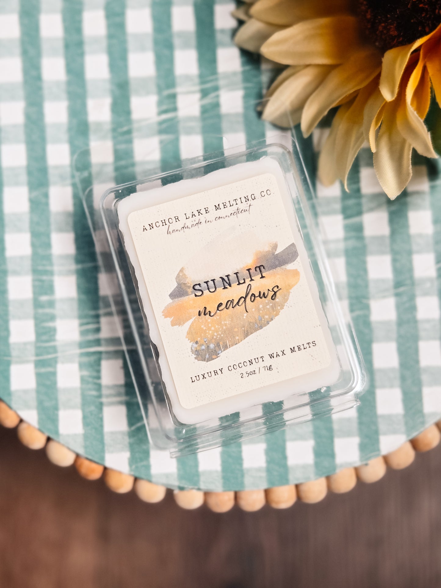 Sunlit Meadows Wax Melt - Wildflower & Golden Honey Scent