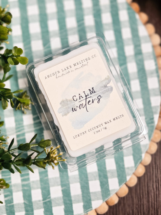 Calm Waters Wax Melt- Fresh Marine Scent