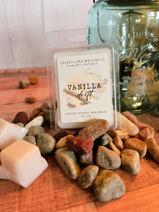 Vanilla Drift | Orchid & Coco Butter | Luxury Coconut Wax Melts - Non-Toxic, Long Lasting Home Fragrance