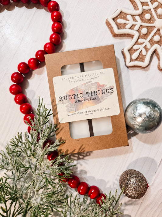 Rustic Tidings Holiday Wax Melt Sampler | Christmas Discovery Pack