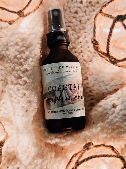 Coastal Cashmere Room Spray – Orchid & Cocoa Butter – Odor Eliminating Mist