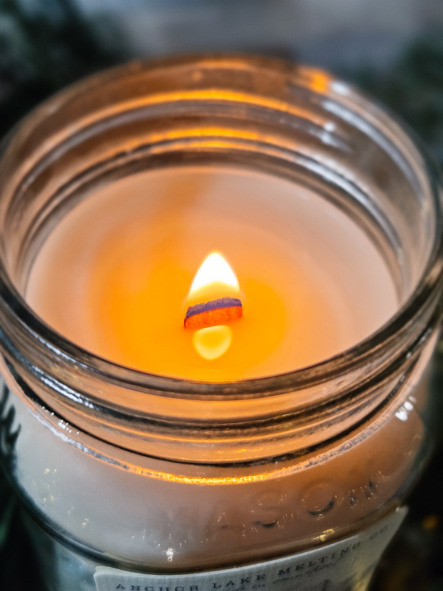 Festive Pine – Christmas Tree Soy Candle | Wood Wick Mason Jar Candle